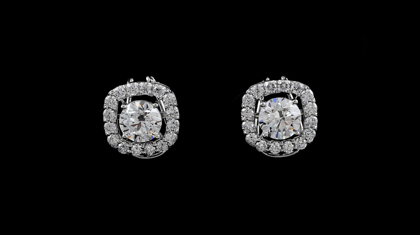 Jacket Design Earring (1.5 carat)