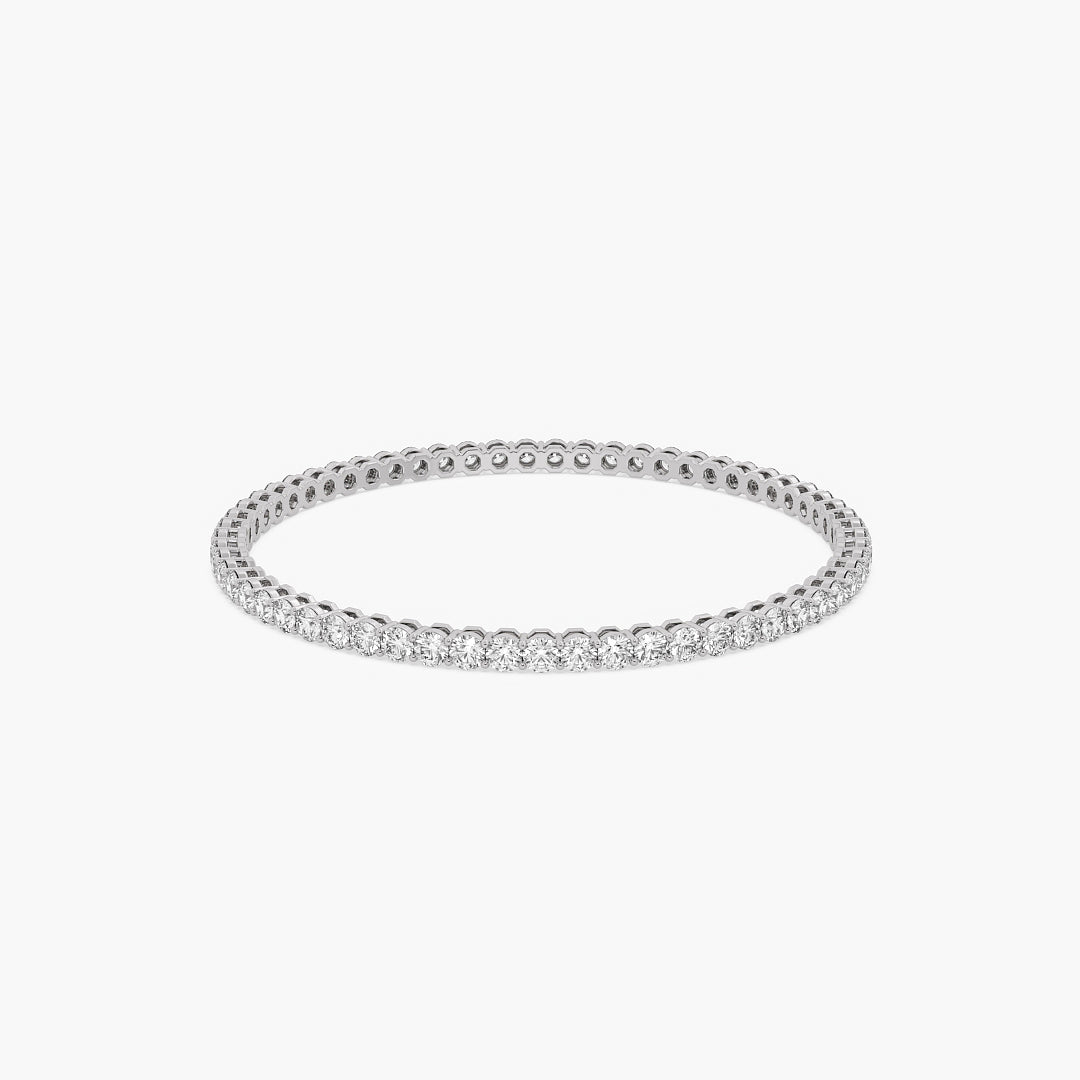 Round Solitaire Bangles