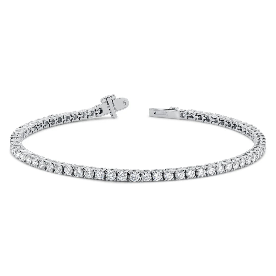 Round Solitaire Tennis Bracelet