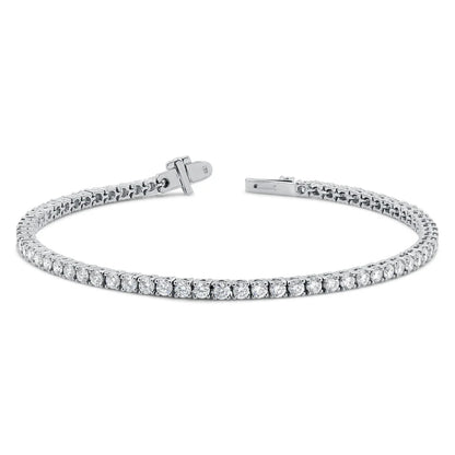 Round Solitaire Tennis Bracelet
