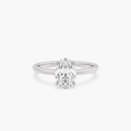 Shapes Solitaire Rings (Heart,Oval,Pear etc..)
