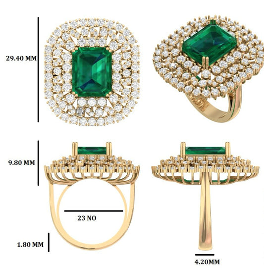 Emerald Ring 10 cent