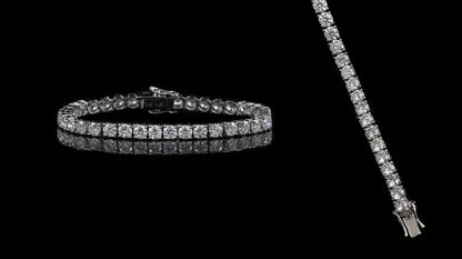 Round Solitaire Tennis Bracelet